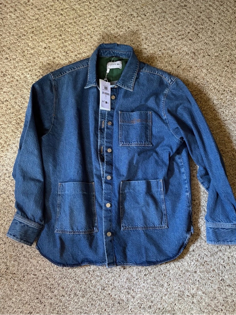 Lacoste Denim Button-Up